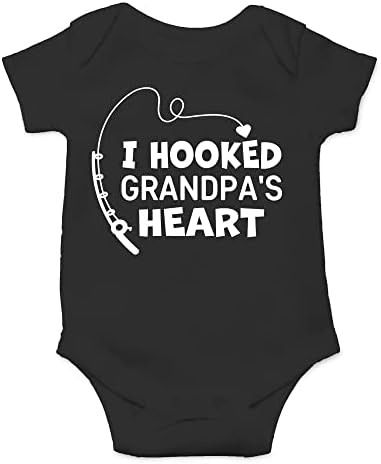 CBTwear Zajavio sam djedovo srce - promaknut u djed - slatko dijete s jednodijelnim dječjim bodysuit
