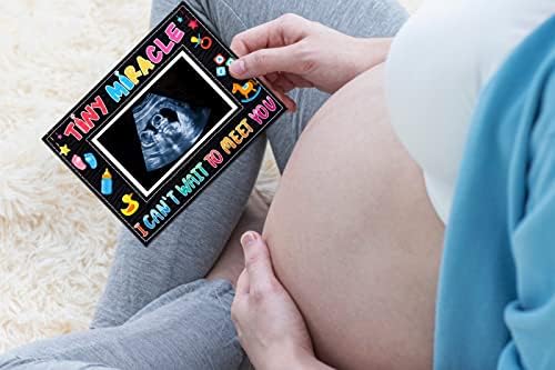 Petcee dječji sonogram okvir za slike, 1. ultrazvučni okvir za trudnoću najave sićušne ideje Pokloni za novu majku mama biti registar