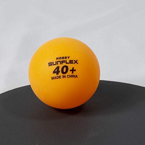 Sunflex Hobby Table teniski kuglice - Pakovanje od 12 kuglica ping pong -a - plastični 40+ stolni teniski paket kuglica za trening