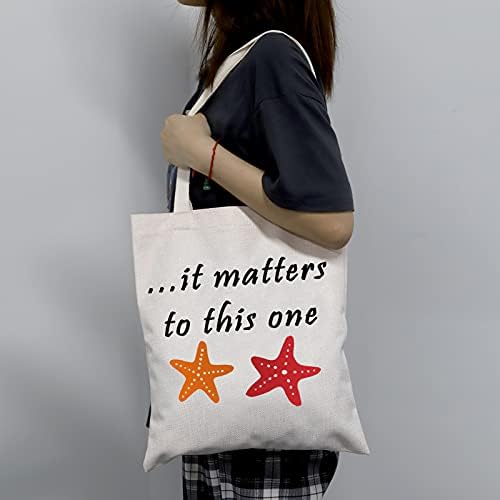 Levlo Starfish Story Poklon socijalni radnici torbe Torbe Tote To je važno za ovu jedne torbe za kupovinu zvijezde Poklon hvala poklon