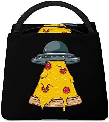 Vanzemaljci također vjeruju u pizzu izolirana torba za ručak za višekratnu upotrebu Izdržljiva torba za hranu termalna kutija za ručak