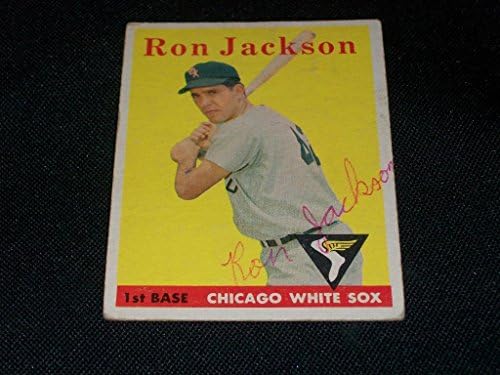 Chicago White Sox Ron Jackson potpisao je Auto 1958 Topps Card 26 Rijetki CS - Autografirani bejzbol kartice