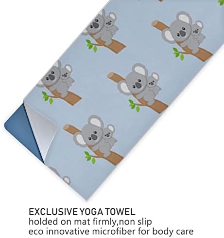 Augesterna joga pokrivač slatka-australia-koala-noga ručnik za joga ručnik ručnik