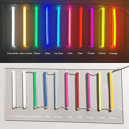 DVTEL kokteli Neon Sign LED Modeliranje Svjetlo svjetlosnih slova natpis Akrilna ploča Neonsko ukrasno svjetlo, 38x33cm, B hotelski