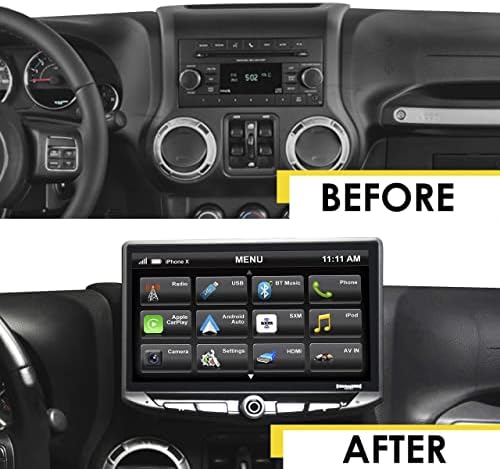 Multimedijski automobilski stereo sustav 910 10 s 1024 HD 600 zaslonom. Apple je Car Play Android Auto, SiriusXM Ready, Bluetooth,