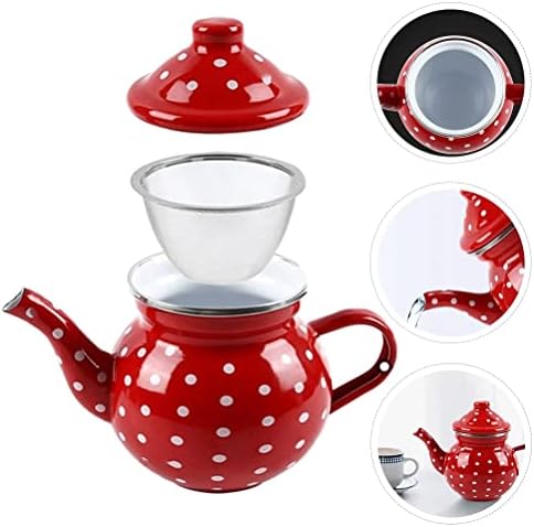 HGGDKDG debeli čajnik čajnika s čajnim čajnicama s filterom od nehrđajućeg čelika