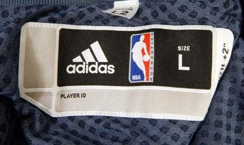 2011-12 Charlotte Bobcats igra izdana plava jakna za zagrijavanje l dp47896 - NBA igra se koristila