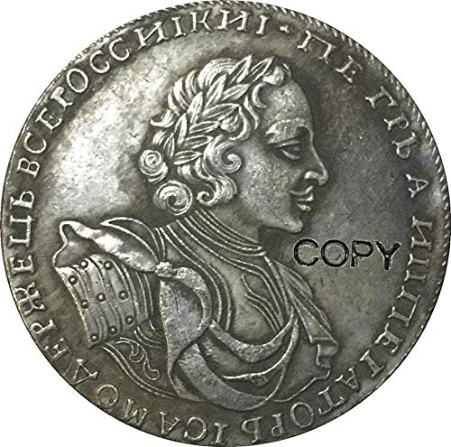 Izazov novčića 1722 Peter I Russia Coins Kopirajte Kopiranje ukrasa Zbirke poklona kolekcija novčića