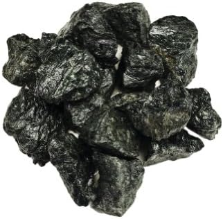 Materijali hipnotičkih dragulja: 1/2 lb Crno rutilno kamenje iz Azije - grubo rasuti sirovi prirodni kristali za kabine, prevrtanje,