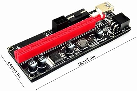Konektori USB 3.0 PCI -E RISER VER 009S EXPRESS 1X 4X 8X 16X Extender Riser Adapter Card SATA 15PIN do 6 PIN kabela za napajanje -