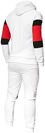 Muški velur trenerci set mentracksuit dugih rukava patchwork sportovi sets hlače odijelo muške staze odijela 2 komada kratkih hlača