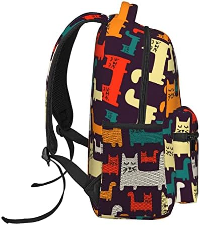 Nolace Cat Backpack Veliki koledž ruksaka casual torba s knjigama putovanja Daypack za djevojčice Boys College