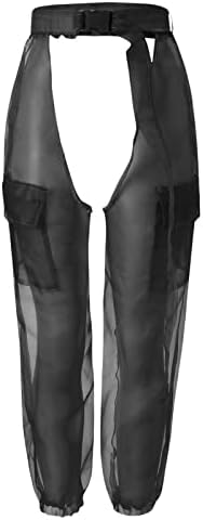 Miashui ženske povremene hlače za radne hlače Transparentne visoke duge mrežice joggera Žene hlače Elastične ženske hlače odijelo