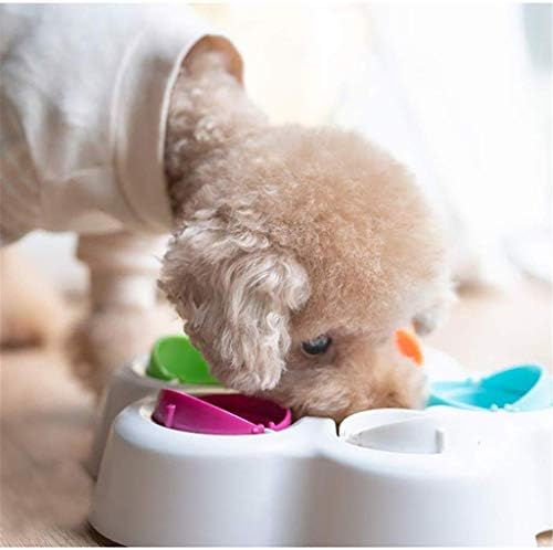 Slatioom IQ Inteligentna zagonetka za kućne ljubimce Izdržljive sigurno šareno sporo hranjenje tretmana za pse interaktivne anti-klizanje