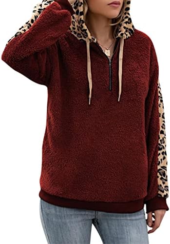 Ženski seksi džemperi pulover leopard print plišani jakni pulover pulover jakna od pulovera jakne proljeće