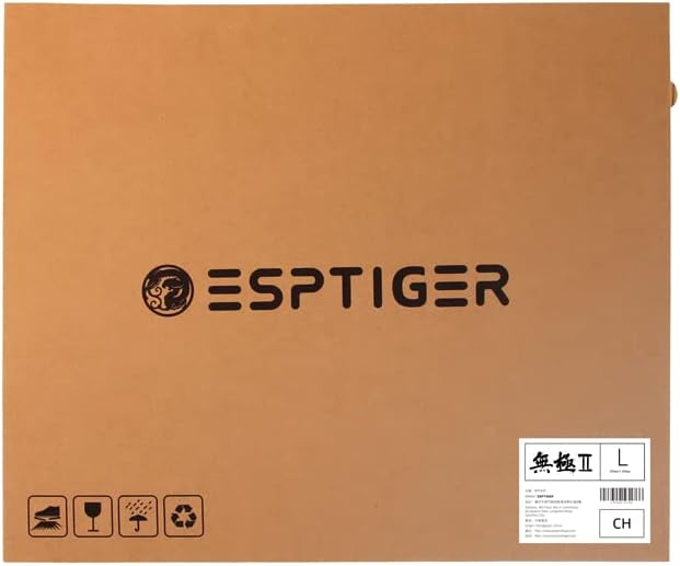 ESports tiger wugi 2 jastučić za mišić za igranje - velika - tkanina, zašiljeni rubovi, puru+ baza