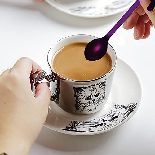 Žlica za mačke pribor za jelo s kratkom ručkom alati za pripremu kave Kuhinjski pribor prostirke za tanjure