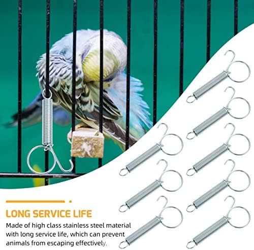 Zasuni svinjskog kaveza za učvršćivanje kaveza ukače kuka Metalna prsta za proljeće za pričvršćivanje zečjih pasa mačka papagaj zamorci