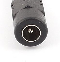 Aexit 8pcs CCTV baterije, punjači i dodaci kamera 1 žensko do 4 mužjaka 5,5x2,1 mm DC napajanja kabela pretvarača žice za razdjelnik