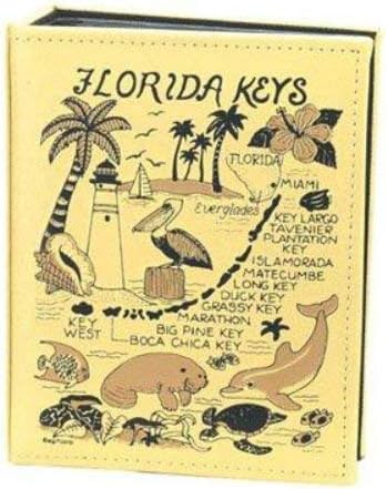 Florida Keys Map Embossid Photo Album 100 Photos / 4x6