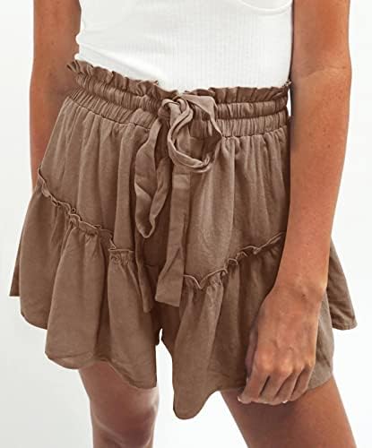 Grforclo kratke hlače za žene povremene ljetne žene visokog struka labave spavanje udobno protočne kratke hlače
