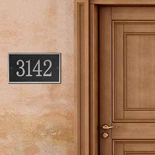 Ručno izrađena adresa ploča - Kućni znak broj zidna ploča Personalizirana kuća za kuću, stan, ured, 911 Signal za vidljivost, bilo