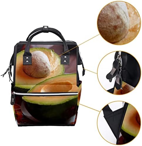 Guerotkr putuju ruksak, vrećica pelena, vrećice s pelena s ruksakom, uzorak avokada hrane