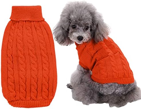 Honprad odjeća za kućne ljubimce Mačka pletena skakač zima topli džemper štene kaput za pse za male pse djevojke jaknu Custume chihuahua