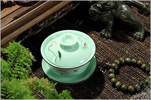 Delifur Celadon ručno izrađen porculanski čaj Set Lotus Tema Porculanski čaj Potpuni čaj za čaj Gongdao šalica iz Kine