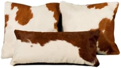 Krava jastuka jastuk jastuk krava skriva kosu na poklopcu. Set od 3