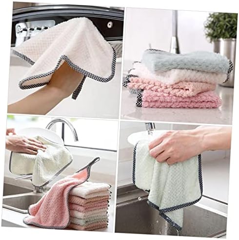 Alipis 10pcs uzorak od ananasa za čišćenje tkanine toalla de para terry ručnici za čišćenje upijajućih ručnika kuhinja jelo tkanine