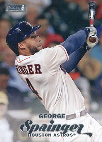 2017 Topps Stadium Club 294 George Springer Houston Astros Baseball Card