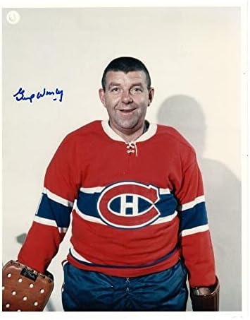 Gump Worsley potpisao Montreal Canadiens 8 x 10 Fotografija - 70658 - Autografirane NHL fotografije