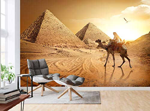 Put do piramida zidne muralne fotografije pozadina Egipat Desert Dekoracija slika zid dekor art art velika veličina papir plakat