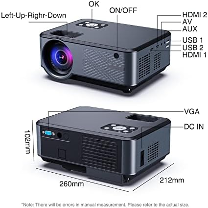 1080p 4K 15000 Lumens HD Digital Projector Video Projetor Ured za kućno kino Proyctor Vanjski kampiranje projektori