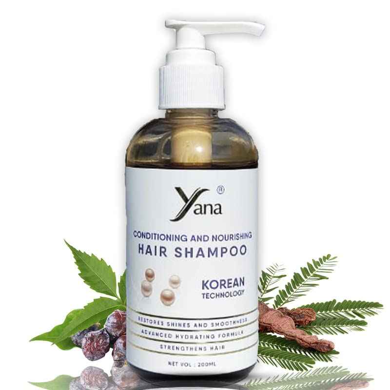 Yana šampon za kosu s korejskim tehnološkim biljnim šamponom i balzamom za pad kose