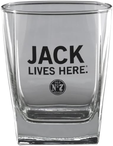 Jack Daniel's licencirani barware Jack živi ovdje dvostruko staromodno staklo