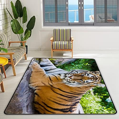 Puzanje zatvorenog tepiha za igranje mat sibirskog tigara za dnevnu sobu spavaća soba obrazovni vrtić podne prostirke prostirke 80x58in