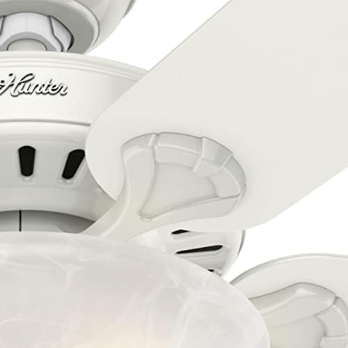 Hunter Fan Company, 53251, 52 -inčni Pro PRO najbolji bijeli stropni ventilator s LED svjetlosnim kompletom i lancem vuče