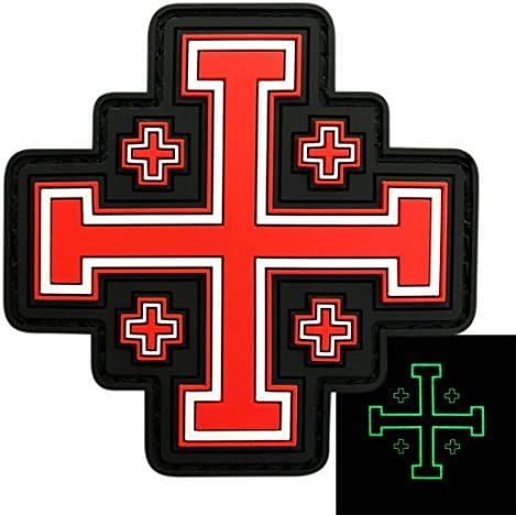 Jeruzalemski križni križari zakrpa za kuku