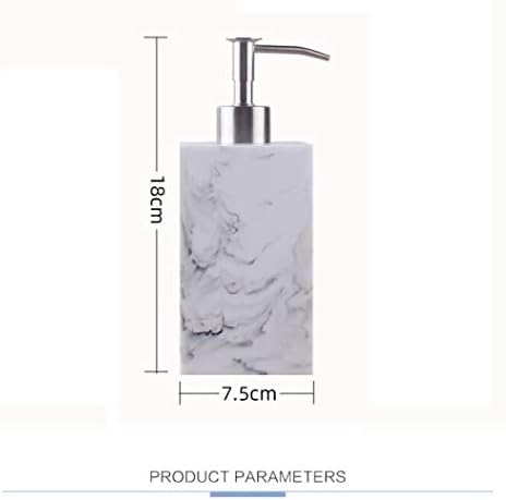 LXB ručni push sapun dozator, dozator sapuna velikog kapaciteta, dozator s tekućim sapunom / crni / 500ml