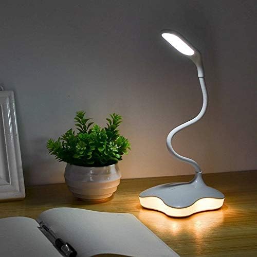 Xunmaifdl prijenosna stolna svjetiljka, stolna svjetiljka LED isječak, USB punjenje za zaštitu očiju stolna svjetiljka učenje dodirivanje