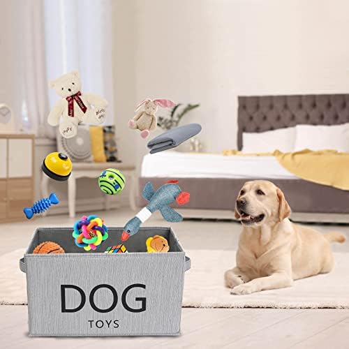 Geyecete platno košarica za pse - igračka za kućne ljubimce i pribor za skladištenje kante za odlaganje organizatora za skladištenje