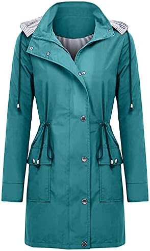 Kišni kaputi za žene srednje ženske jakne od vjetroelektrane žene plus zimske kapute za žene