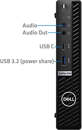 Stolno računalo Dell OptiPlex 5000 Micro, Intel Core i7-12700T radnog takta do 4,7 Ghz i 16 GB ram-a, 512 GB NVMe SSD, AX Wi-Fi, Bluetooth,