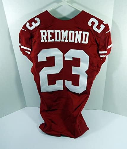 2015 San Francisco 49ers Will Redmond 23 Igra je izdala Red Jersey 40 DP45616 - Nepotpisana NFL igra korištena dresova